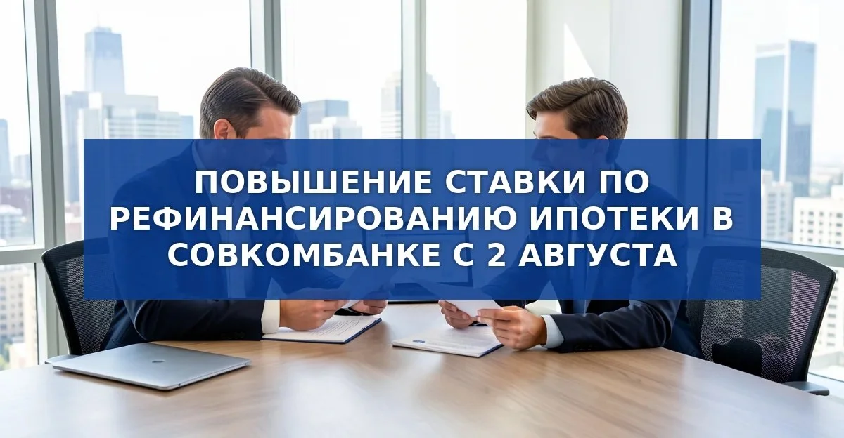 Новая ставка по рефинансированию ипотеки в Совкомбанке: 17,99 % с возможной скидкой