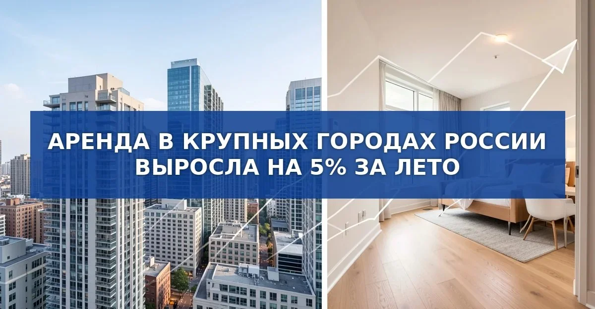 Аренда в крупнейших городах России подросла на 5 % за лето: причины и последствия