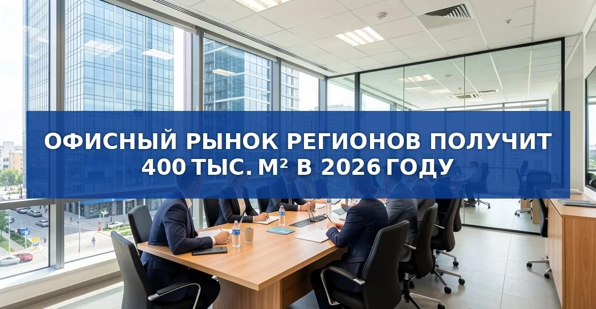 Ожидаемое расширение офисного рынка регионов России в 2026 году