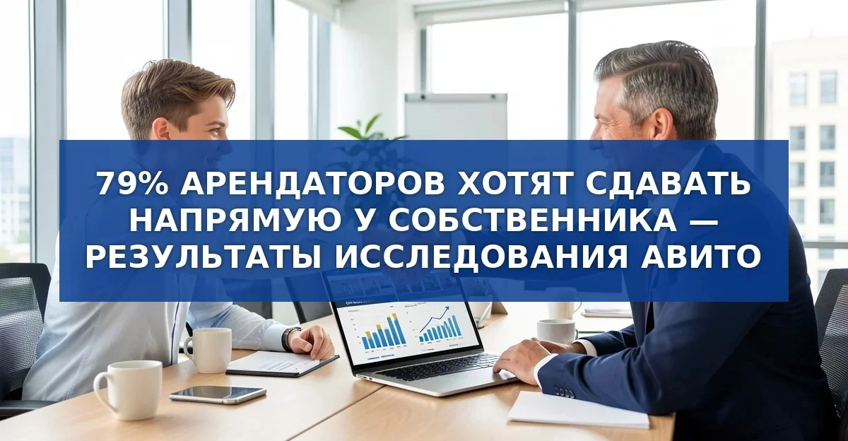 Большинство арендаторов выбирают прямую аренду у собственника: результаты исследования