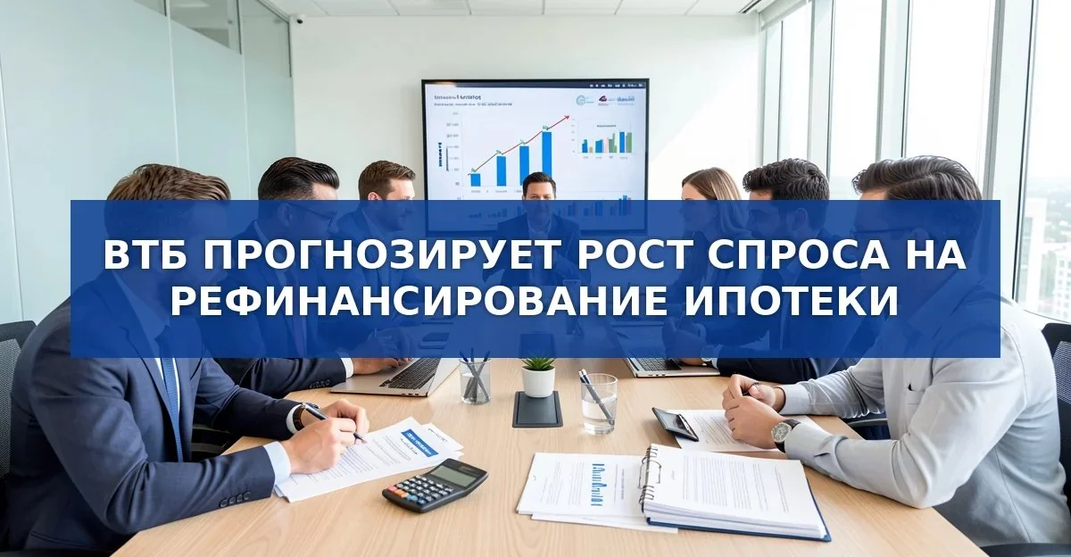 ВТБ прогнозирует рост спроса на рефинансирование ипотечных кредитов