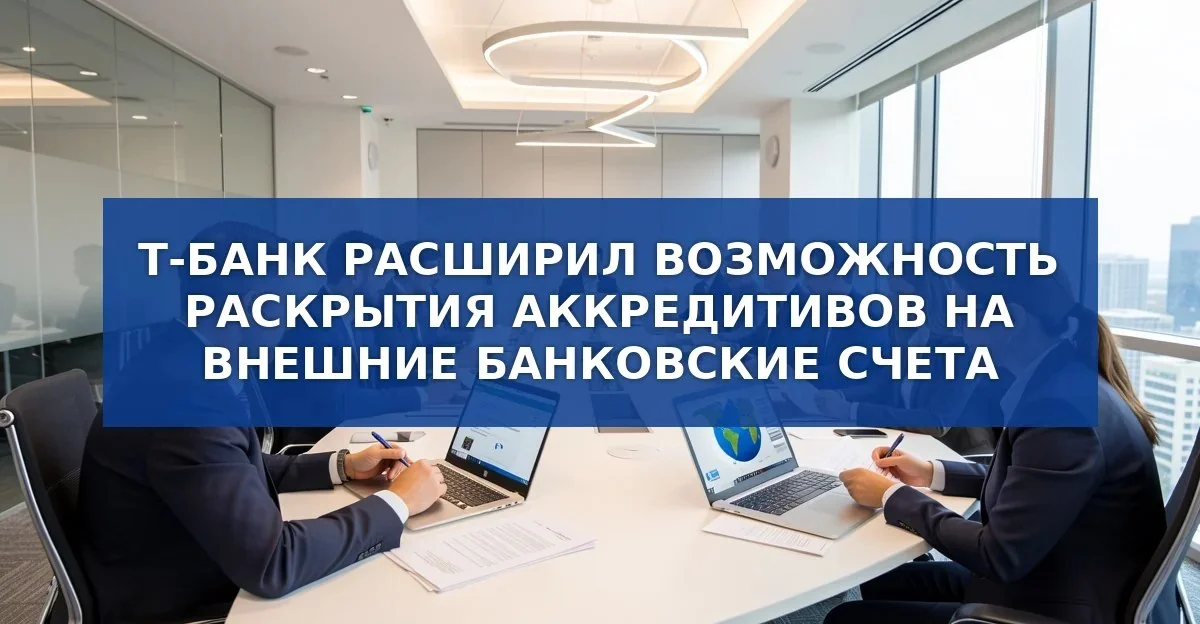Т‑Банк расширил порядок раскрытия аккредитивов: теперь средства можно переводить на любые внешние счета