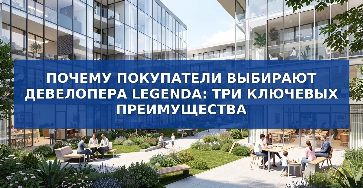 Как LEGENDA завоевывает доверие покупателей: комплексный подход к жилому проекту