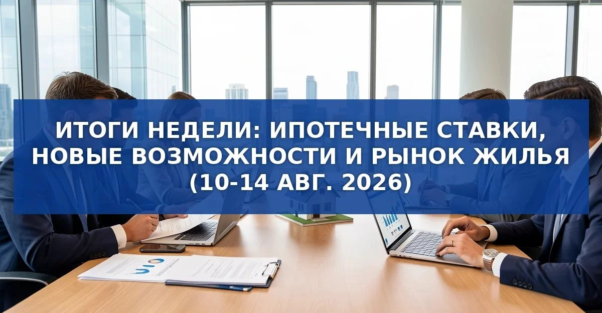 Ипотечные новости недели: новые ставки, рефинансирование и расширение географии кредитования