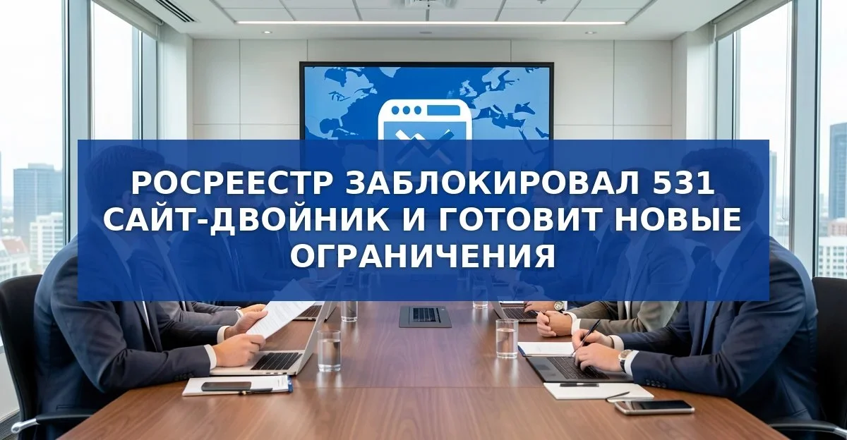 Росреестр усиливает борьбу с незаконными сайтами‑двойниками: блокировки, новые законы и планы