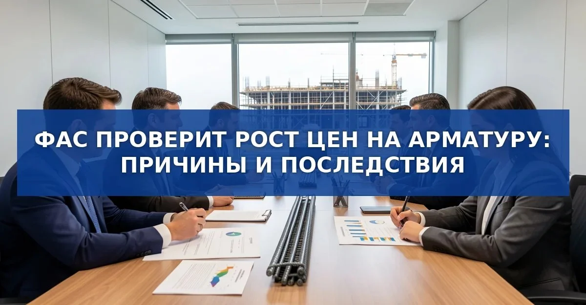 ФАС проверит рост цен на строительную арматуру: причины и последствия