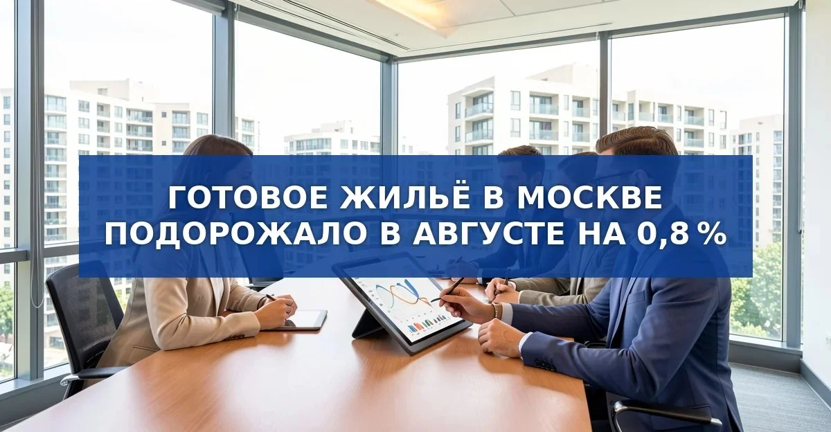 Индекс стоимости вторичного жилья в Москве в августе превысил 303 000 рублей за м²