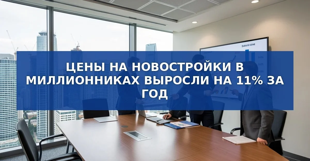 Цены на новостройки в мегаполисах России подскочили на 11 % за год