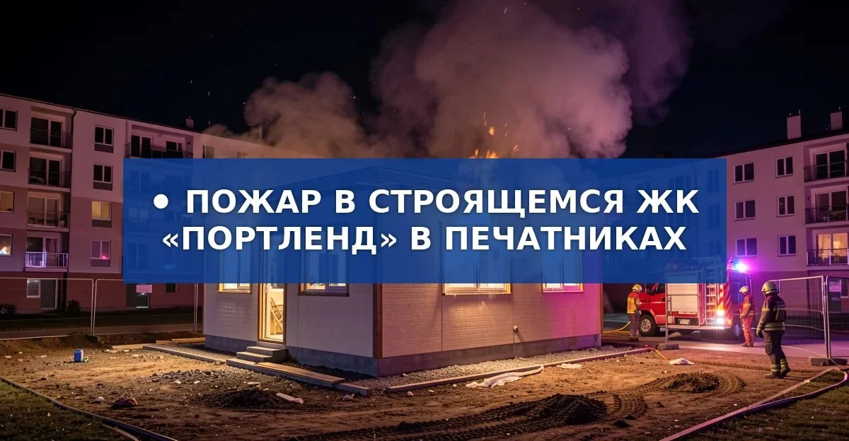 Пожар в строящемся ЖК «Портленд» в Печатниках: причины, последствия и меры безопасности
