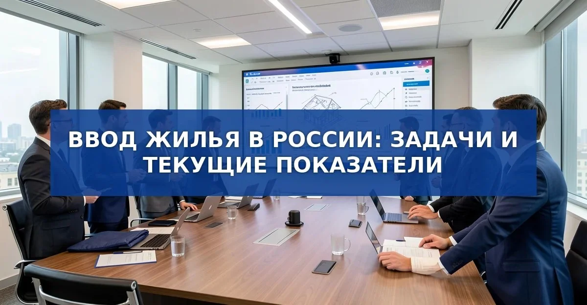 Ввод нового жилья в России: текущие объёмы и задачи на конец года