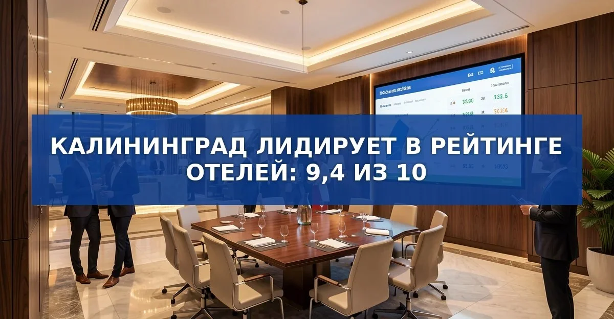 Калининград лидирует в рейтинге российских отелей по оценкам туристов