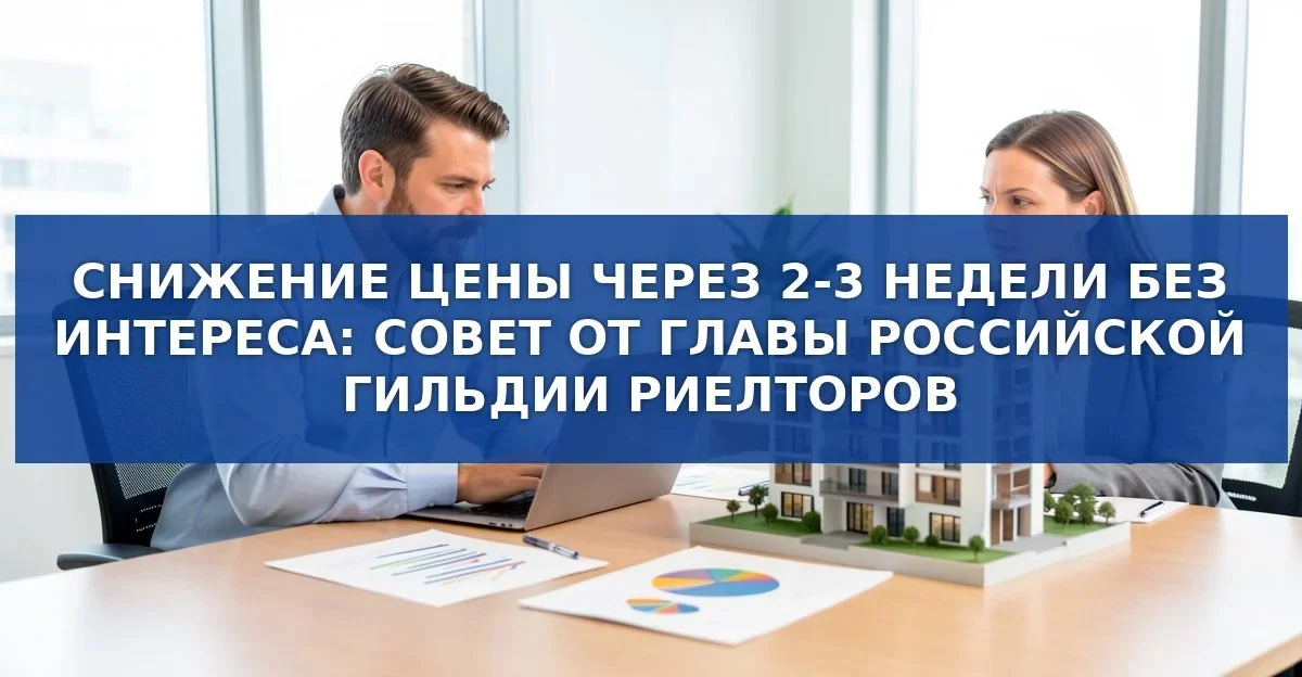 Почему важно снижать цену недвижимости уже через две‑три недели без откликов