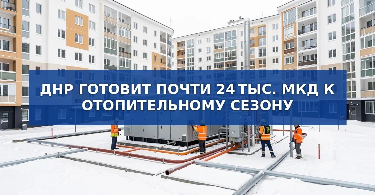 Готовность ДНР к отопительному сезону: 24 тысячи домов уже подготовлены