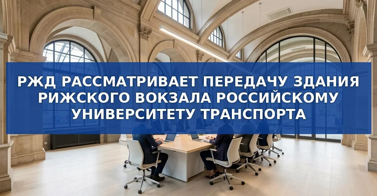 РЖД рассматривает продажу здания Рижского вокзала: варианты и причины