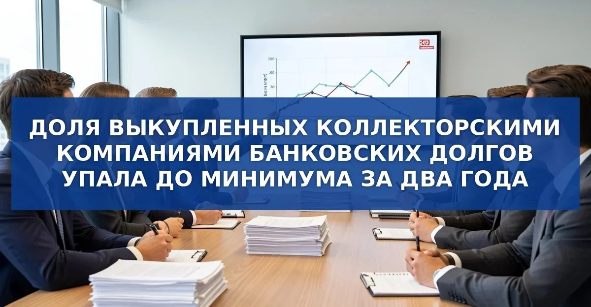 Снижение доли выкупа банковских долгов коллекторскими компаниями: что происходит в 2026 году