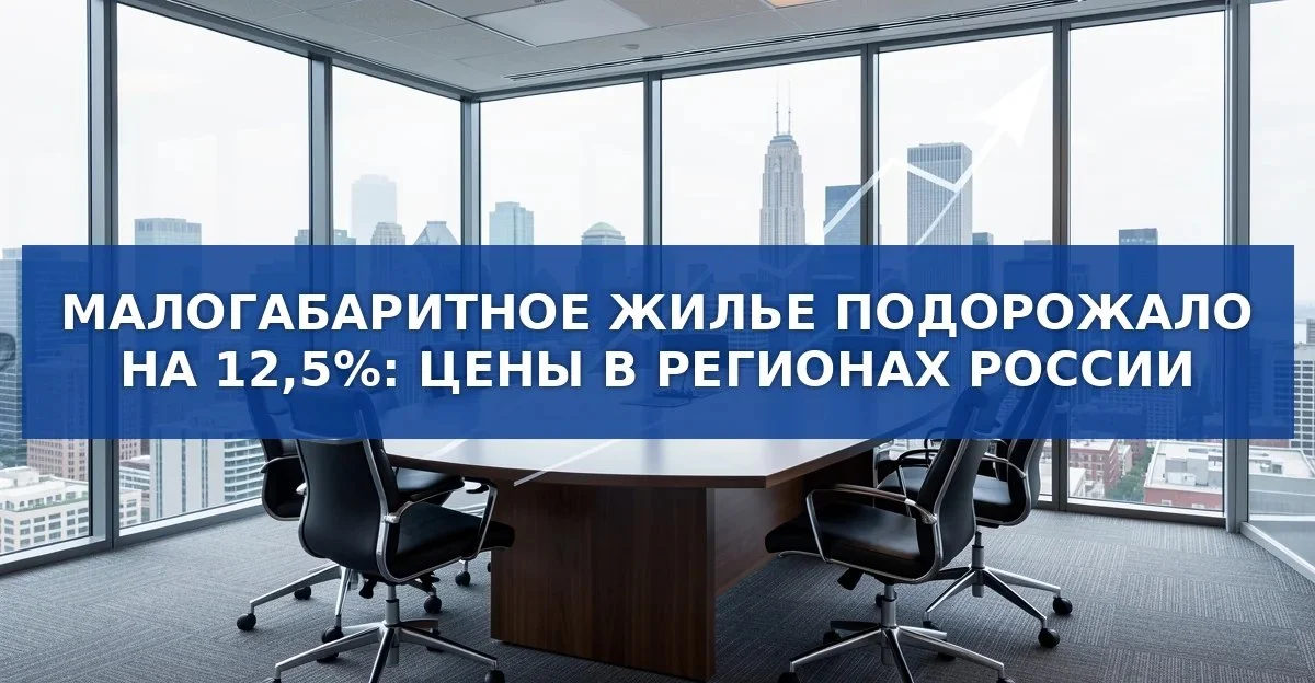 Малогабаритное жилье в России подорожало: цены выросли в среднем на 12,5 %