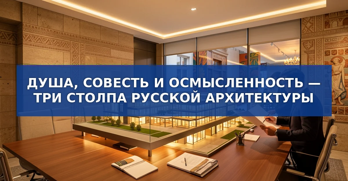 Три столпа русского архитектурного характера: душа, совесть, осмысленность