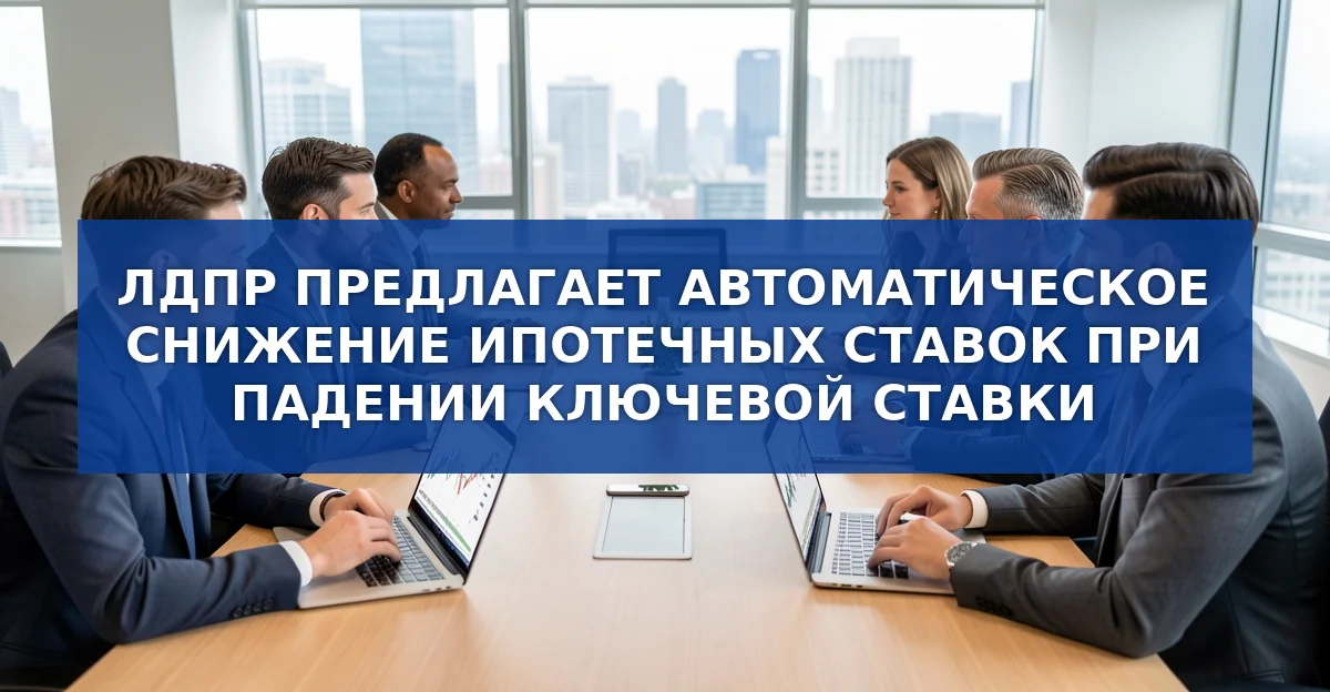 ЛДПР предлагает закон об автоматическом снижении ипотечных ставок