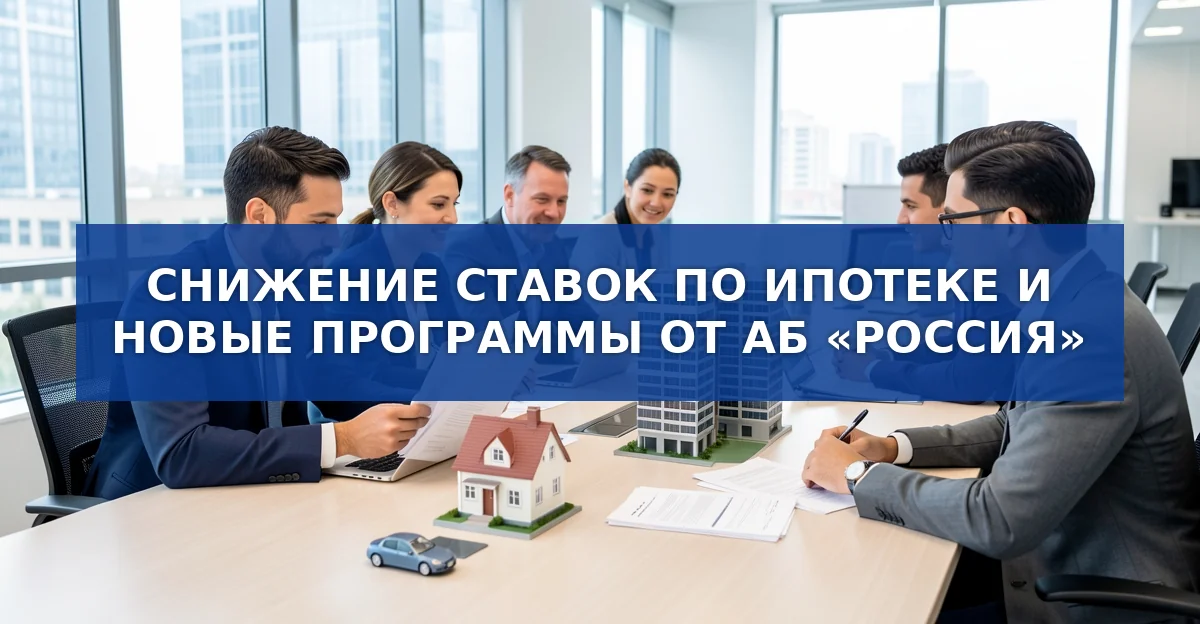 Снижение базовых ставок по ипотеке и новые кредитные программы от АБ Россия