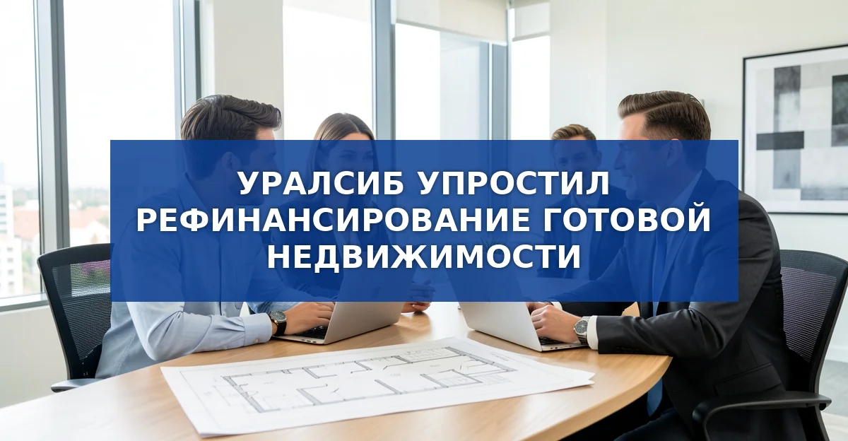 Уралсиб упрощает рефинансирование готовой недвижимости: новые условия без обязательной оценки