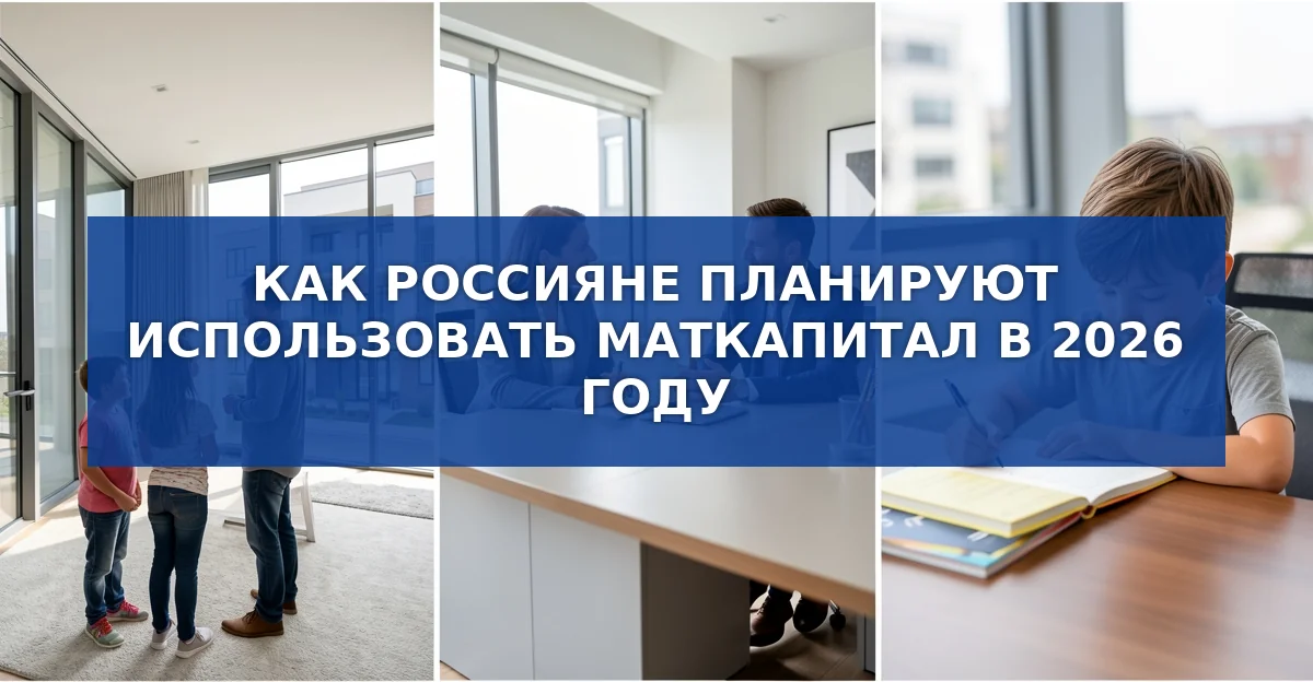 Как россияне планируют использовать материнский капитал: жильё, инвестиции и образование