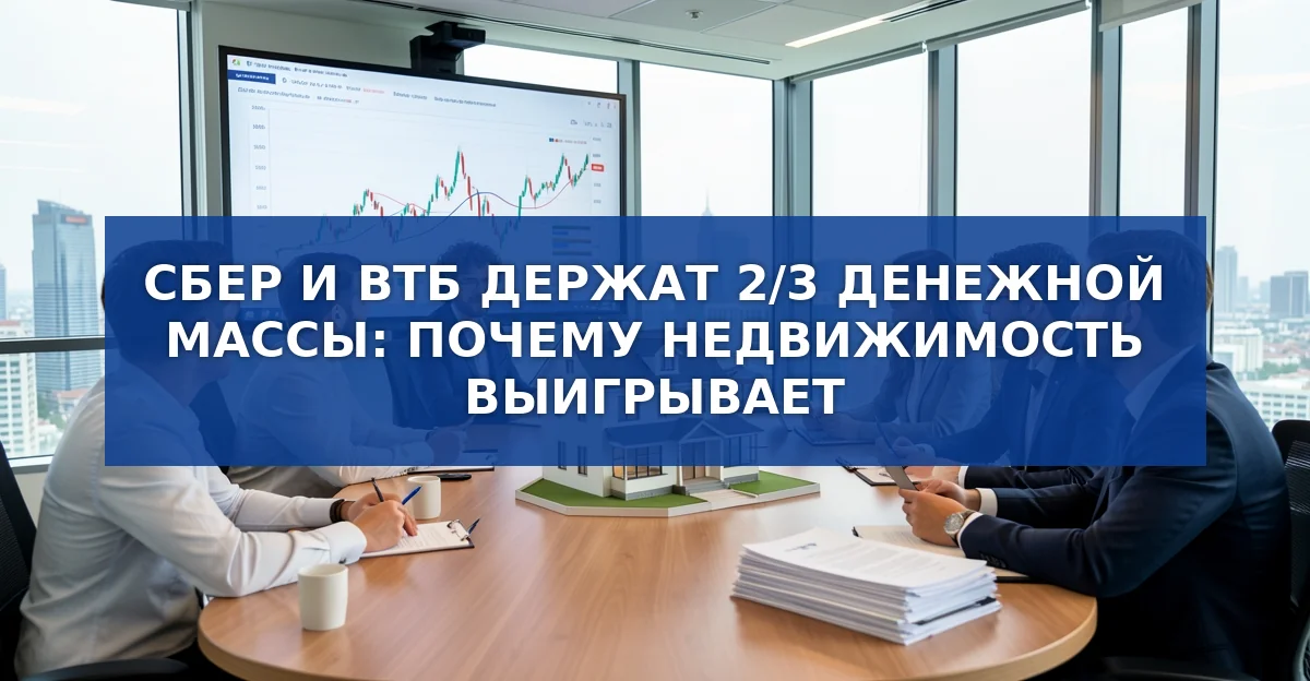 Активы Сбера и ВТБ охватывают почти две трети денежной массы России