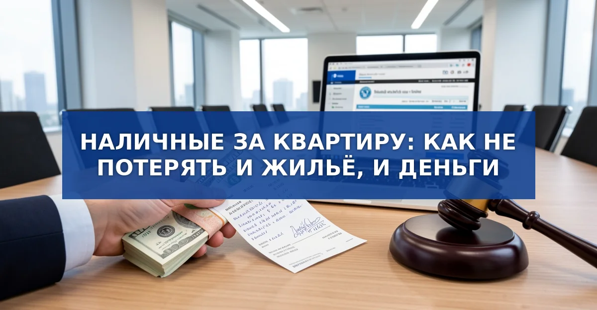 Почему наличные расчёты за квартиру могут стоить вам квартиры и денег