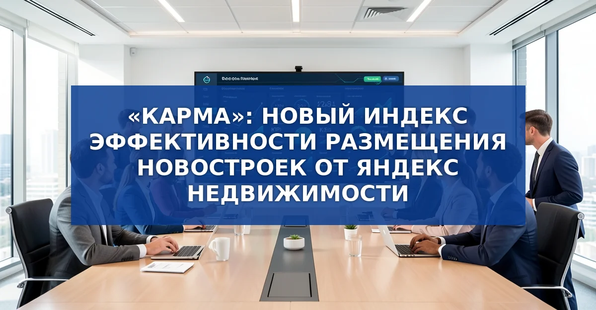 Яндекс Недвижимость представил индекс «Карма» — новый способ измерять эффективность размещения новостроек