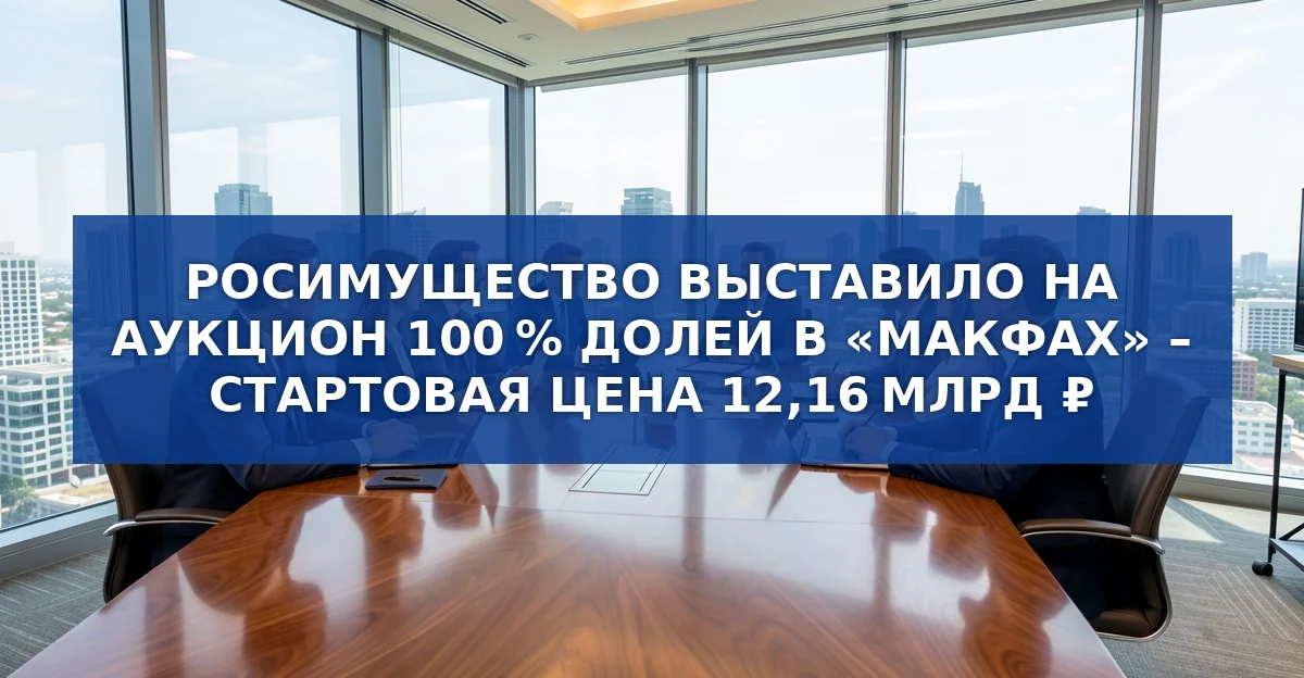 Аукцион «Макфы»: полная продажа коммерческого объекта в Москве за 12,16 млрд рублей