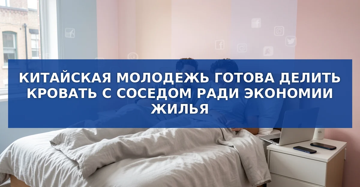Китайская молодёжь делит кровати: как экономический спад меняет привычки жилья