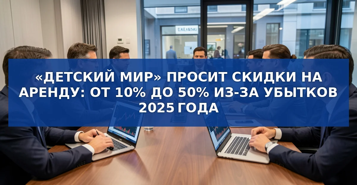 «Детский мир» просит скидки на аренду: от 10 до 50 процентов