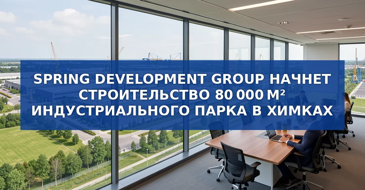 Spring Development Group объявила о строительстве индустриального парка в Химках на 80 000 м²
