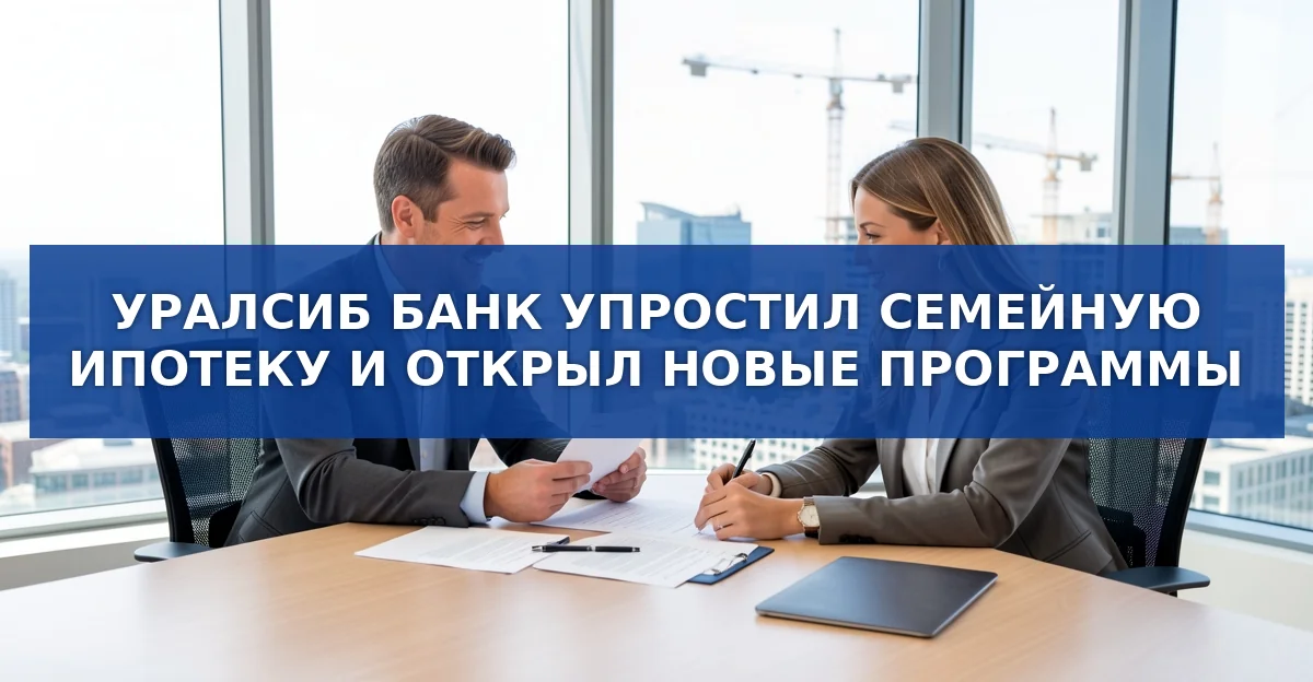 Уралсиб банк расширил семейную ипотеку: новые программы и возможности для пар