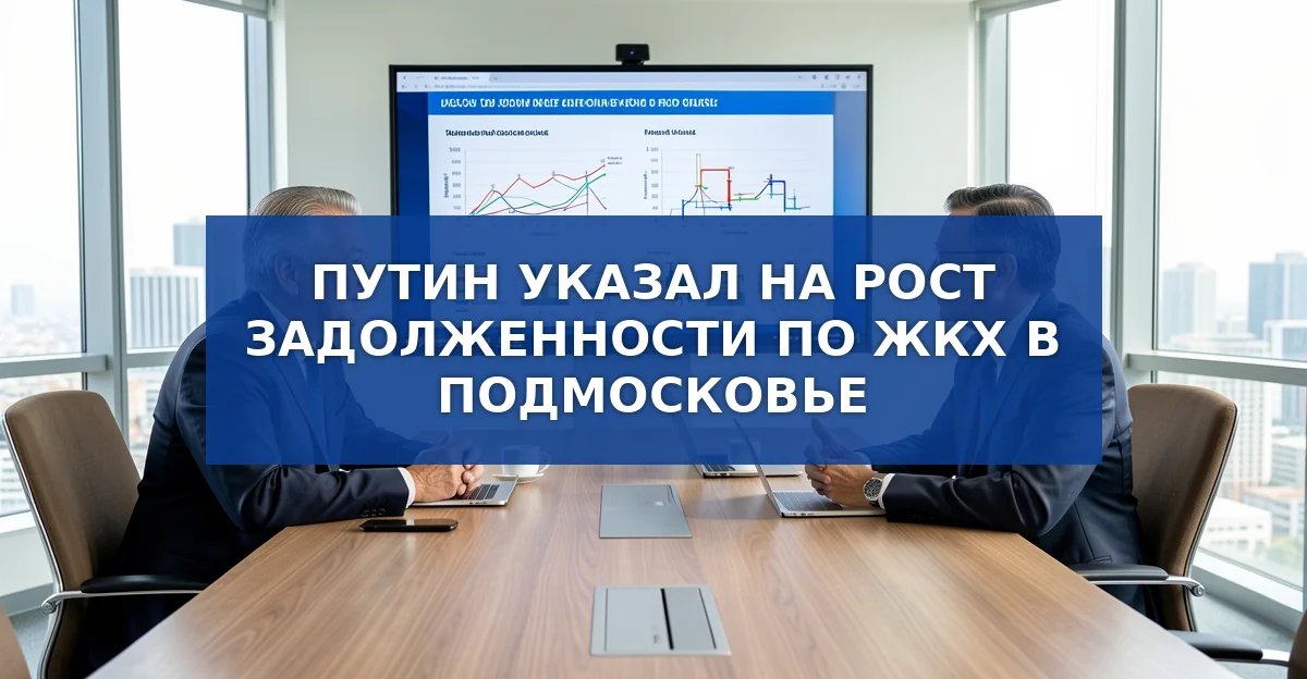 Путин и губернатор Московской области обсудили проблему задолженности ЖКХ и планы модернизации инфраструктуры