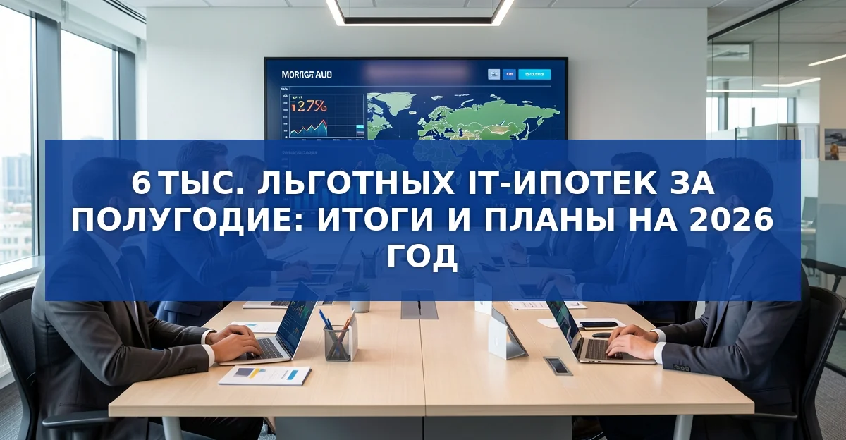 Льготные ипотечные кредиты для ИТ‑специалистов: полугодовые итоги и планы на 2026 год