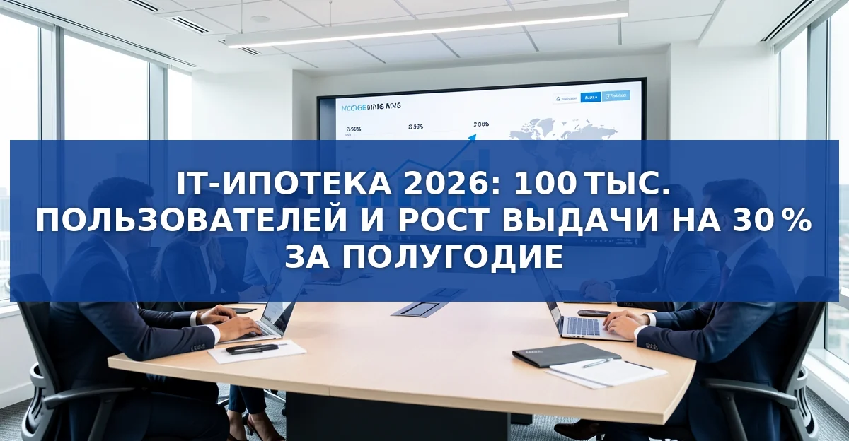 IT‑ипотека в 2026 году: 100 тыс. специалистов уже получили льготы и планируется 11 тыс. новых кредитов