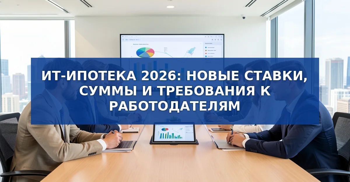 ИТ‑ипотека 2024‑2030: новые условия, ставки и ограничения
