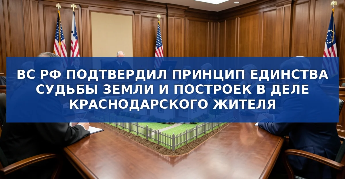 Суд подтвердил право владельца дома на землю: прецедент из Краснодара