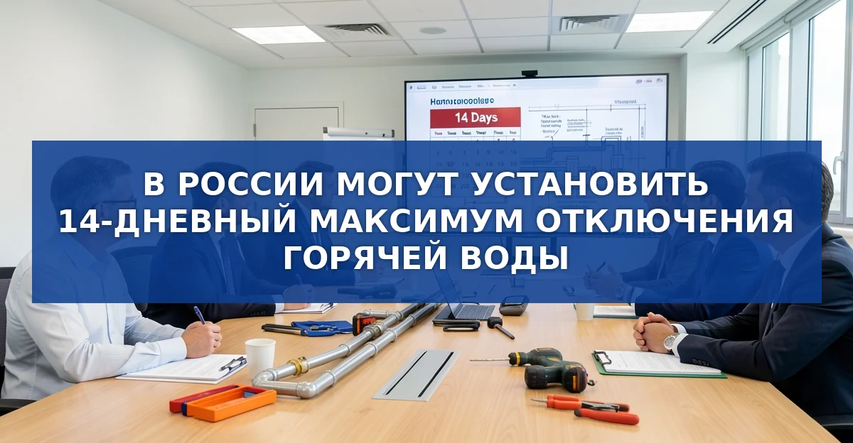 Максимум 14 дней без горячей воды: новые нормы и их влияние на жильцов