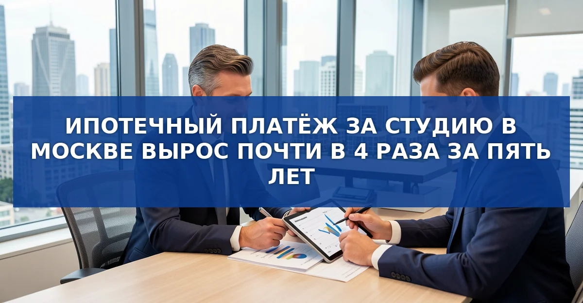 Ипотека за студию в Москве подорожала почти в четыре раза за полтора десятка лет