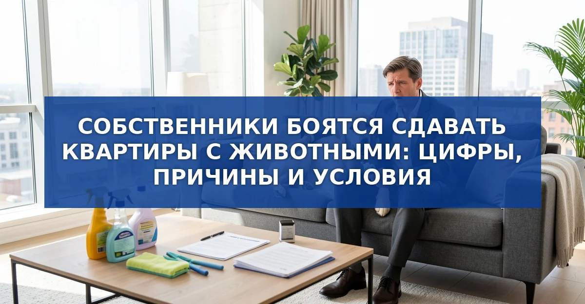 Почему арендодатели боятся сдавать квартиры с питомцами: результаты опроса и пути решения