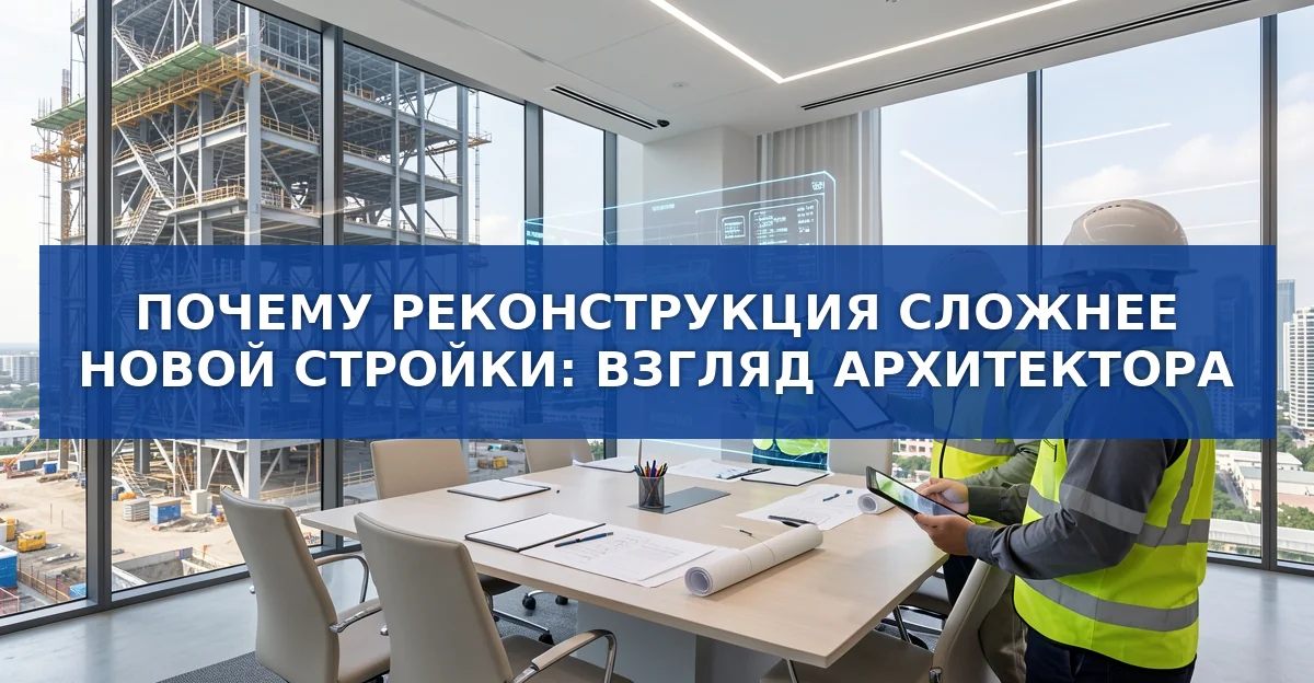 Почему реконструкция сложнее новой стройки: взгляд архитектора Андрея Михайлова