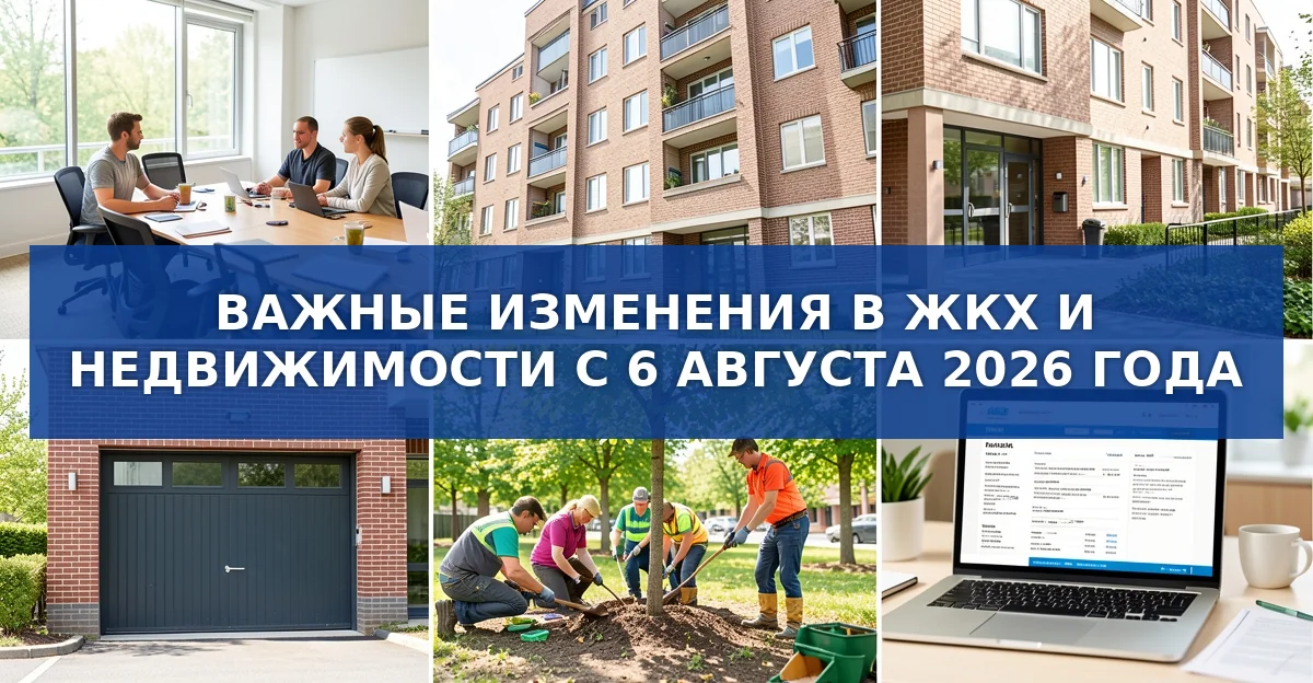 Новые правила для управляющих, гаражной амнистии и добровольцев с августа 2026 года