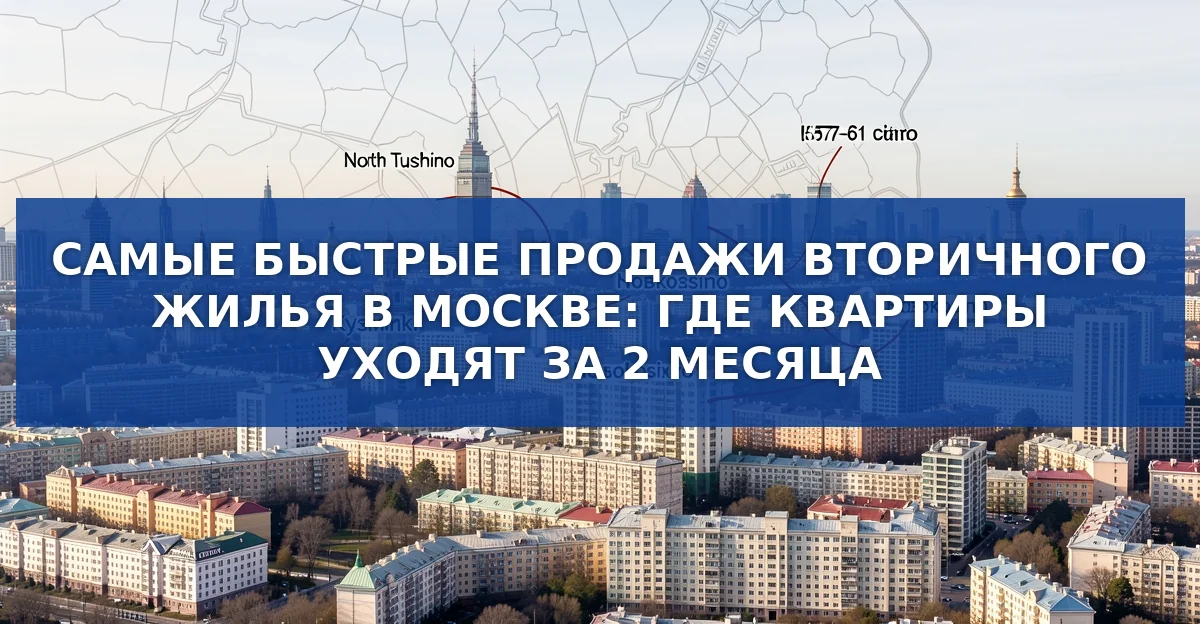 Самые быстрые продажи вторичного жилья в Москве в 2026 году