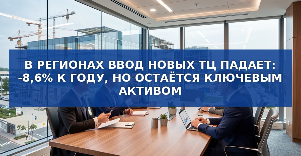 Снижение темпов открытия новых ТЦ в регионах: что ждет рынок коммерческой недвижимости