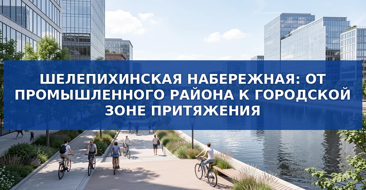 От промзоны к живому центру: как меняется Шелепихинская набережная