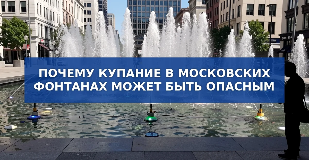 Почему купание в московских фонтанах опасно: скрытые риски и рекомендации