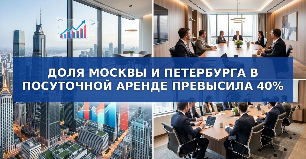 Краткий обзор рынка посуточной аренды в России: концентрация в мегаполисах и рост регионов