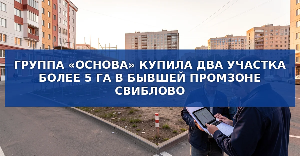 Группа «Основа» приобрела более 5 гектаров в бывшей промзоне «Свиблово» – планы развития района