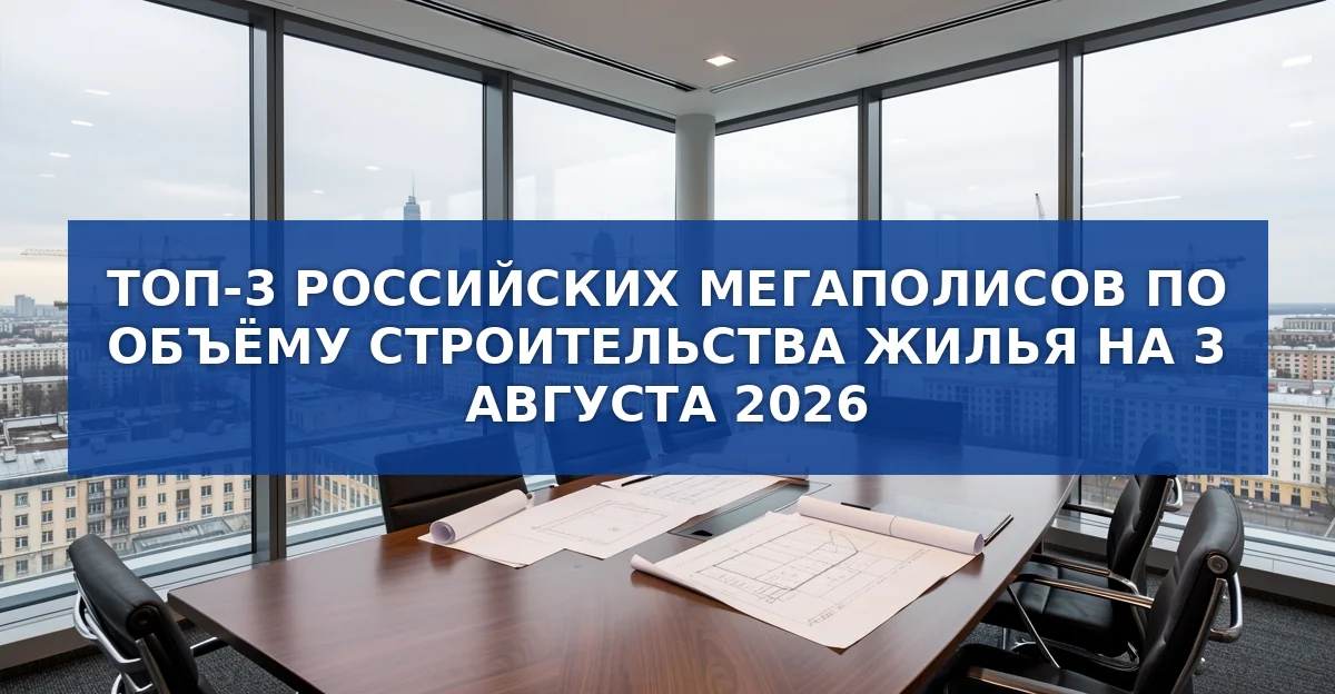Строительство жилья в крупнейших городах‑миллионниках России: цифры, причины и перспективы